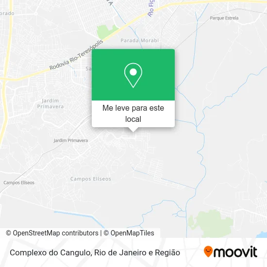Complexo do Cangulo mapa