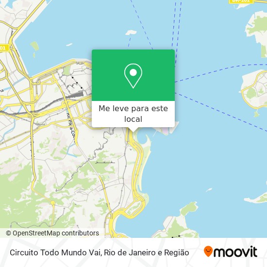 Circuito Todo Mundo Vai mapa