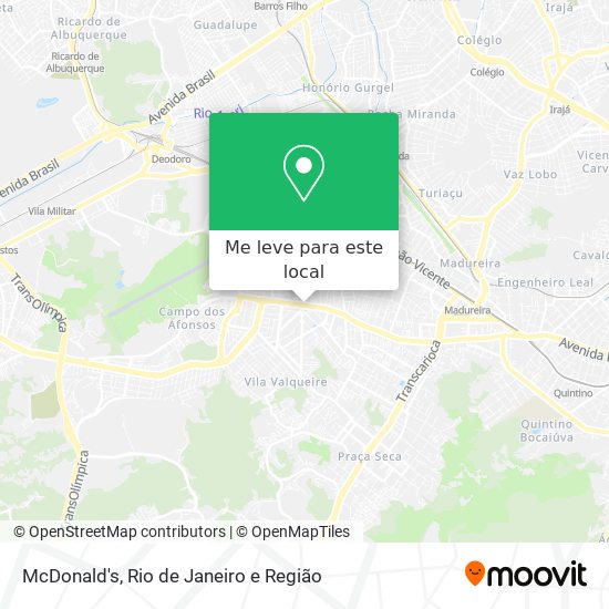 McDonald's mapa