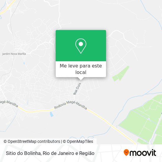 Sitio do Bolinha mapa