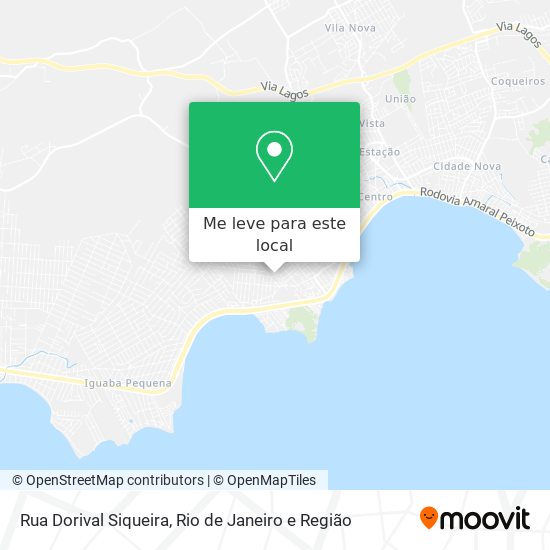 Rua Dorival Siqueira mapa