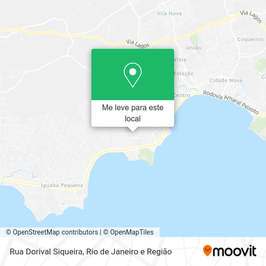 Rua Dorival Siqueira mapa