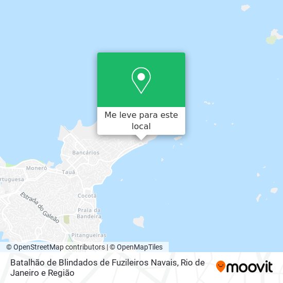 Batalhão de Blindados de Fuzileiros Navais mapa