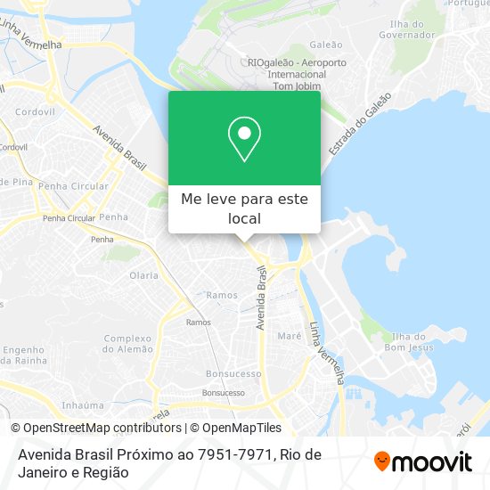 Avenida Brasil Próximo ao 7951-7971 mapa