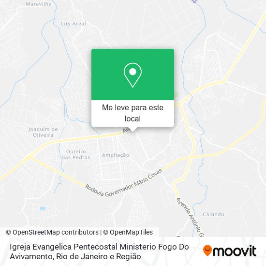 Igreja Evangelica Pentecostal Ministerio Fogo Do Avivamento mapa