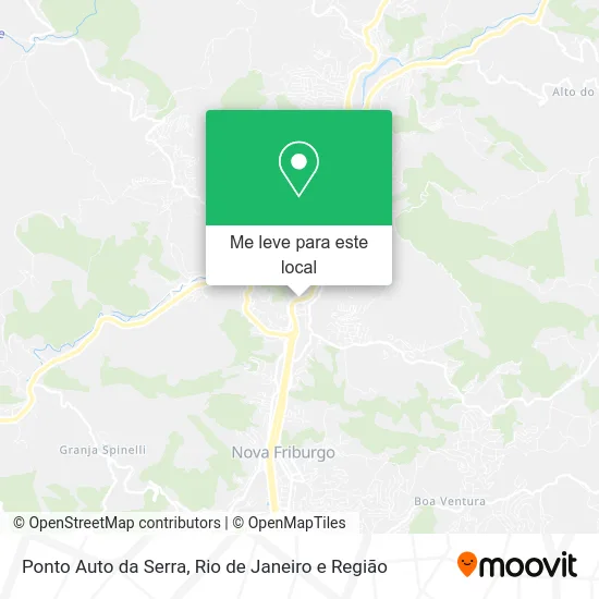 Ponto Auto da Serra mapa