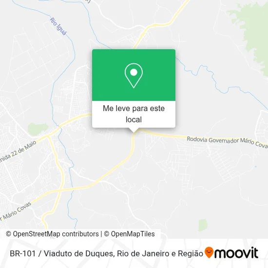BR-101 / Viaduto de Duques mapa