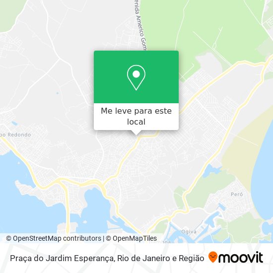 Praça do Jardim Esperança mapa