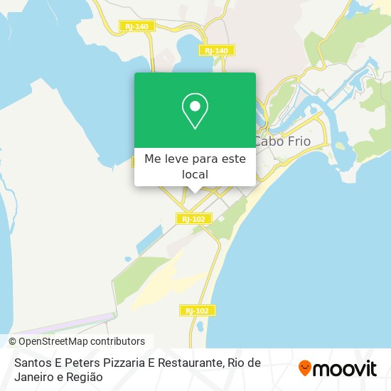 Santos E Peters Pizzaria E Restaurante mapa