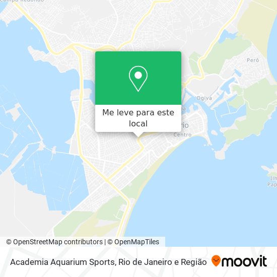Academia Aquarium Sports mapa