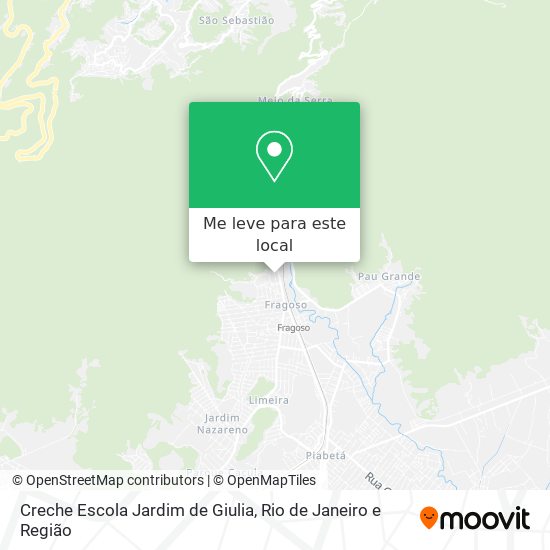 Creche Escola Jardim de Giulia mapa