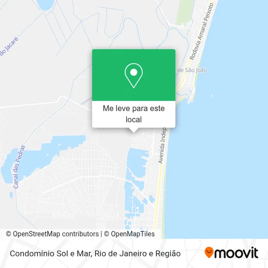 Condomínio Sol e Mar mapa