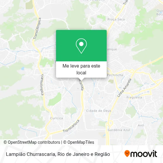 Lampião Churrascaria mapa