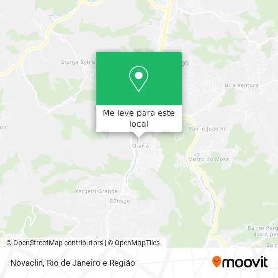 Novaclin mapa