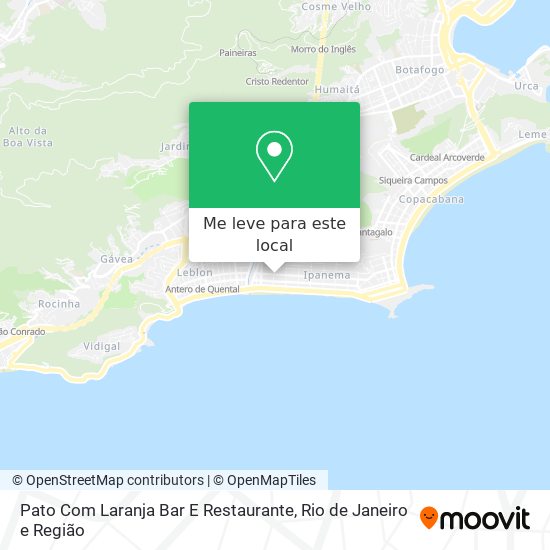 Pato Com Laranja Bar E Restaurante mapa