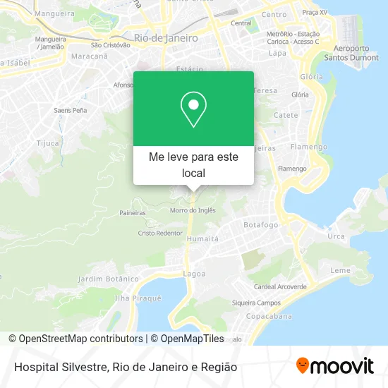 Hospital Silvestre mapa