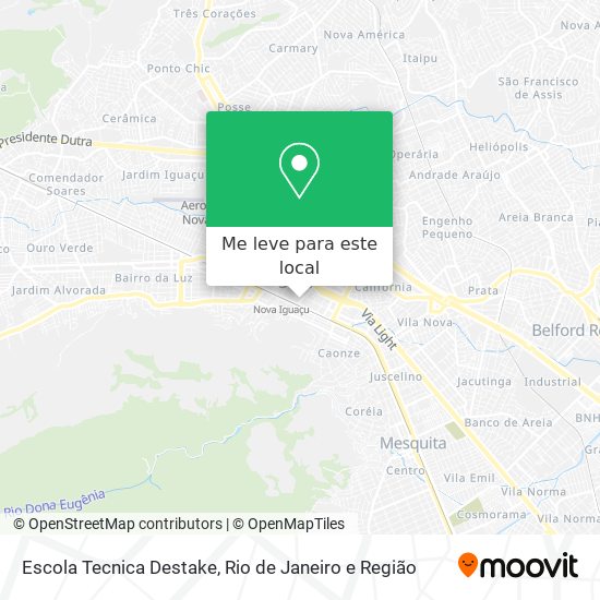 Escola Tecnica Destake mapa
