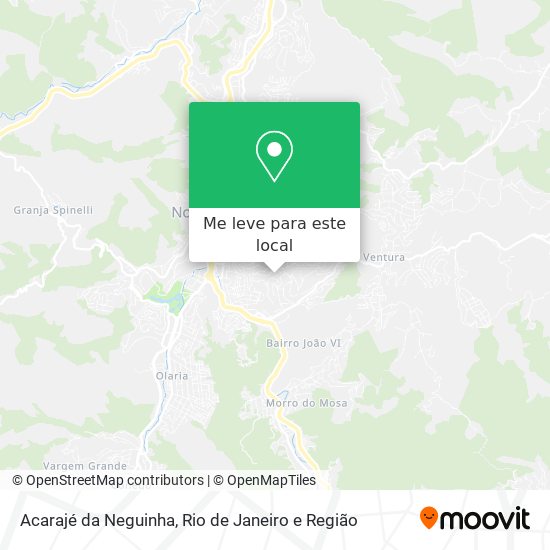 Acarajé da Neguinha mapa