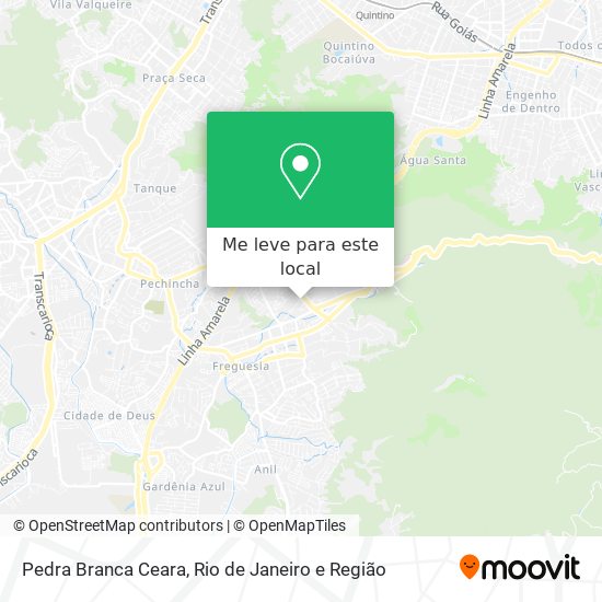 Pedra Branca Ceara mapa