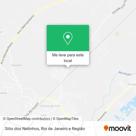 Sitio dos Netinhos mapa