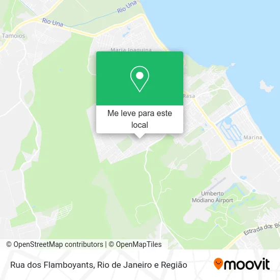 Rua dos Flamboyants mapa