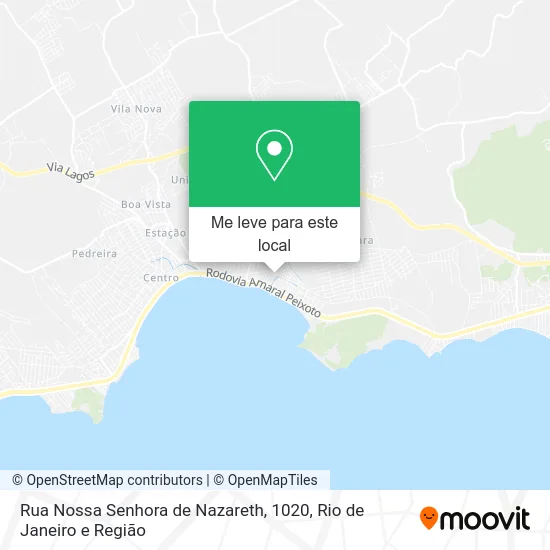 Rua Nossa Senhora de Nazareth, 1020 mapa