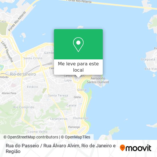 Rua do Passeio / Rua Álvaro Alvim mapa