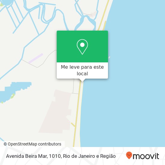 Avenida Beira Mar, 1010 mapa
