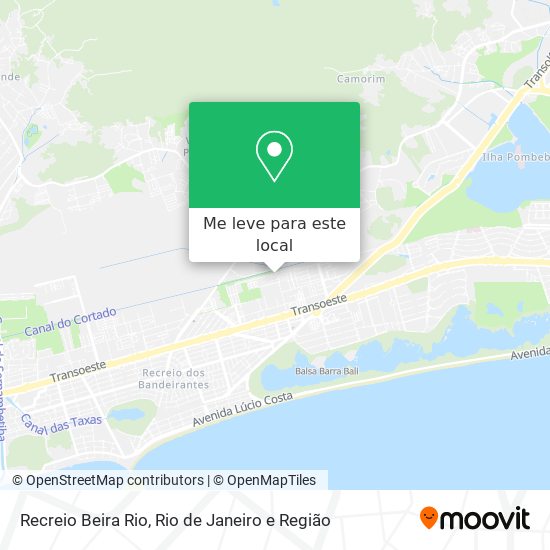 Recreio Beira Rio mapa