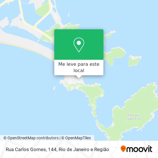 Rua Carlos Gomes, 144 mapa