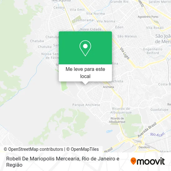 Robeli De Mariopolis Mercearia mapa