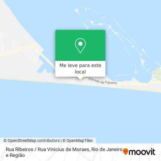 Rua Ribeiros / Rua Vínicius de Moraes mapa