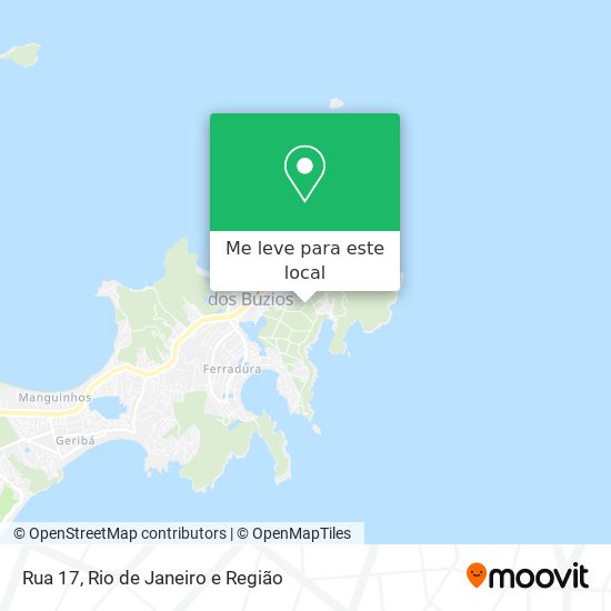 Rua 17 mapa