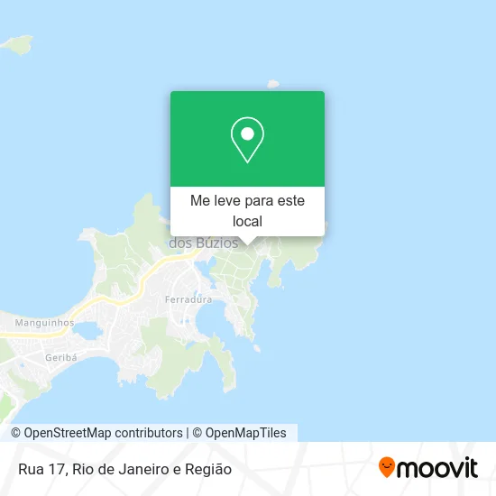 Rua 17 mapa