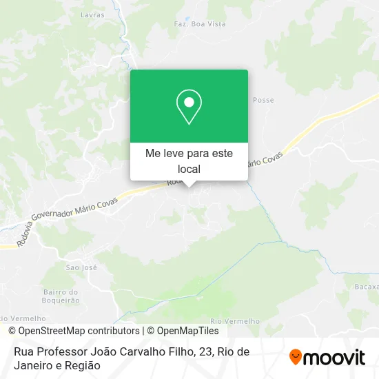 Rua Professor João Carvalho Filho, 23 mapa