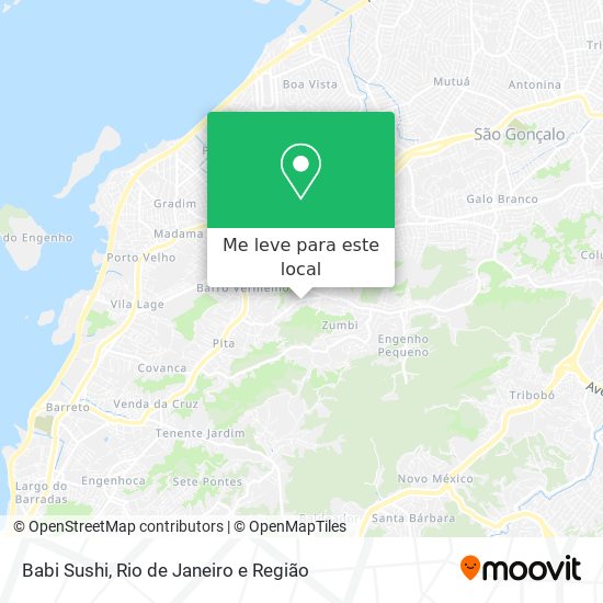 Babi Sushi mapa