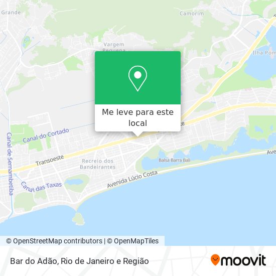 Bar do Adão mapa