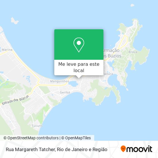 Rua Margareth Tatcher mapa