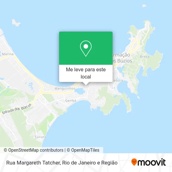 Rua Margareth Tatcher mapa