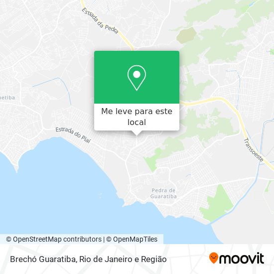 Brechó Guaratiba mapa