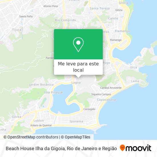 Beach House Ilha da Gigoia mapa