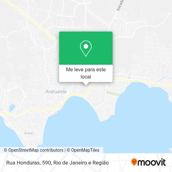 Rua Honduras, 590 mapa