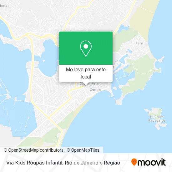 Via Kids Roupas Infantil mapa
