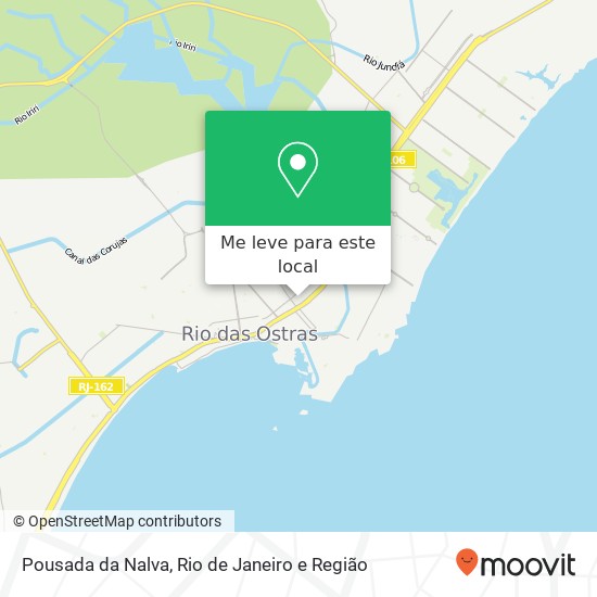 Pousada da Nalva mapa