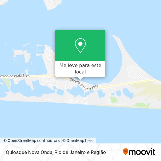 Quiosque Nova Onda mapa