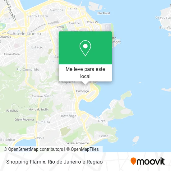 Shopping Flamix mapa