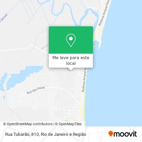 Rua Tubarão, 810 mapa