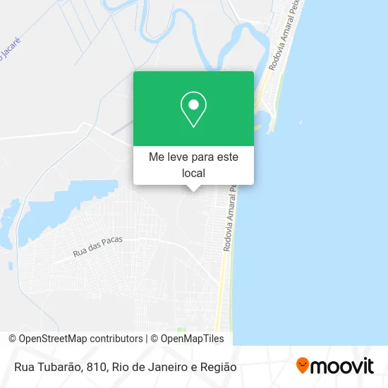 Rua Tubarão, 810 mapa