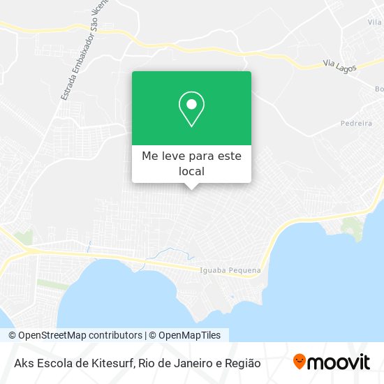 Aks Escola de Kitesurf mapa
