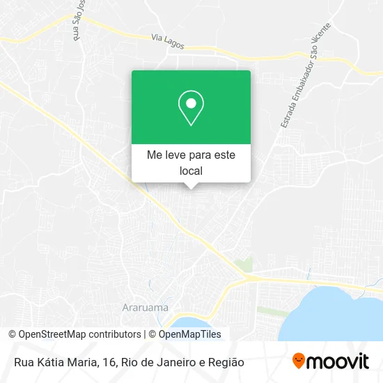 Rua Kátia Maria, 16 mapa